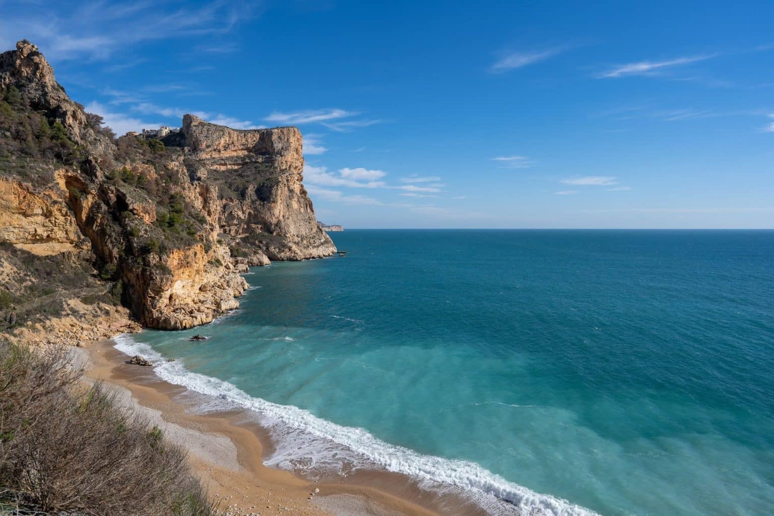 Falaises de la Cala Moraig, Benitachell, Costa Blanca
