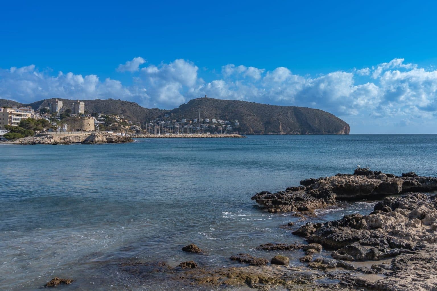 Moraira castle and bay, Costa Blanca