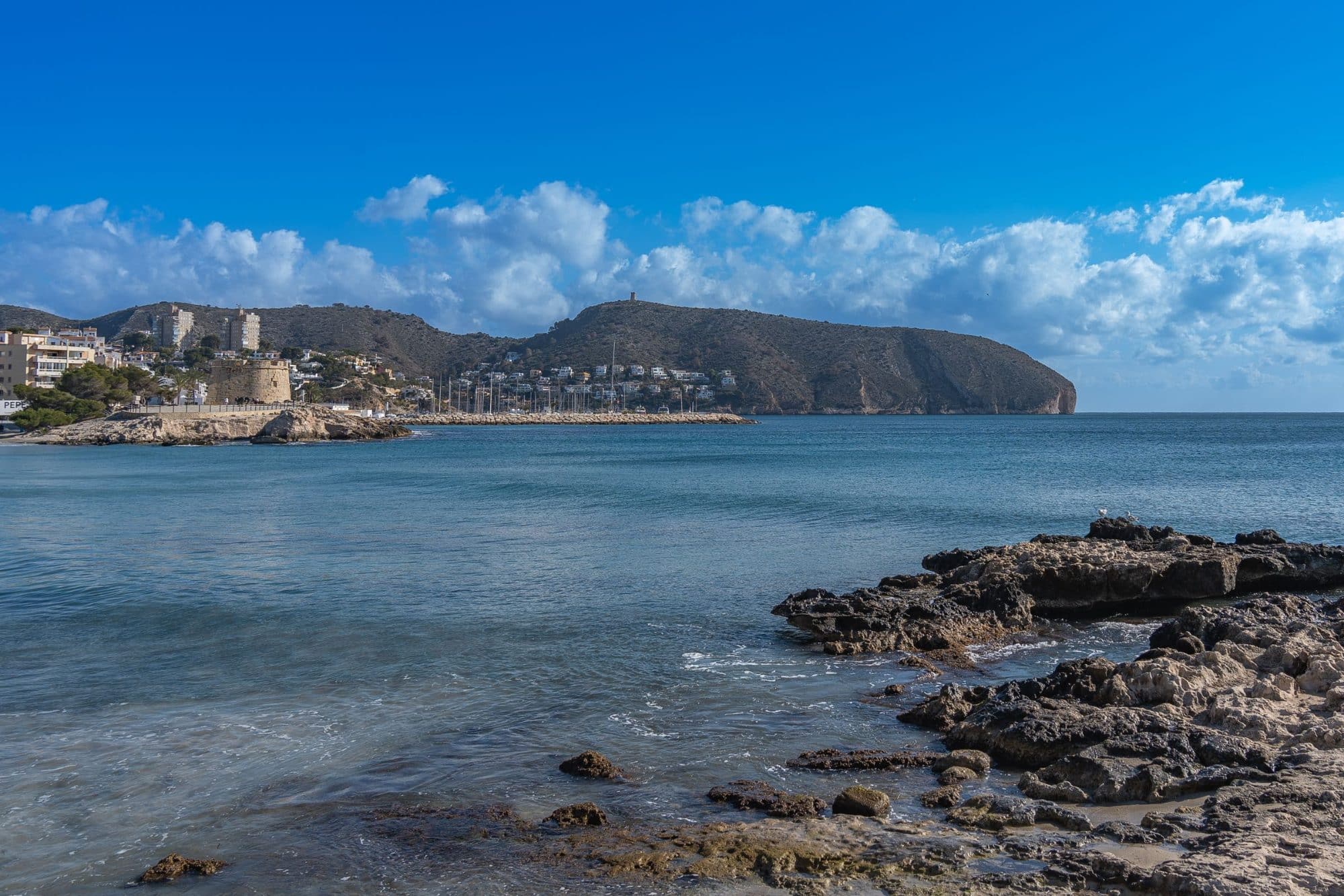 Moraira castle and bay, Costa Blanca